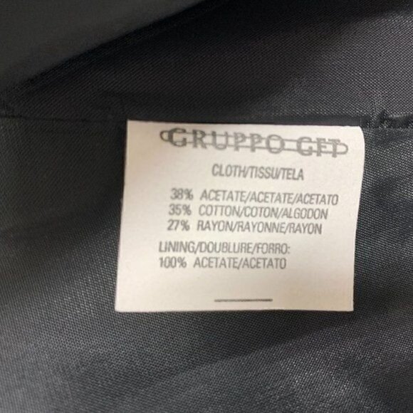 Emanuel Ungaro 1990's Floral Jacquard Evening Blazer - Black Unisex, Size 4/38 - Picture 6 of 8